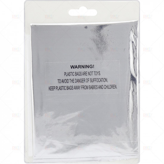 Party Balloon Silver Number 4 1pc/24