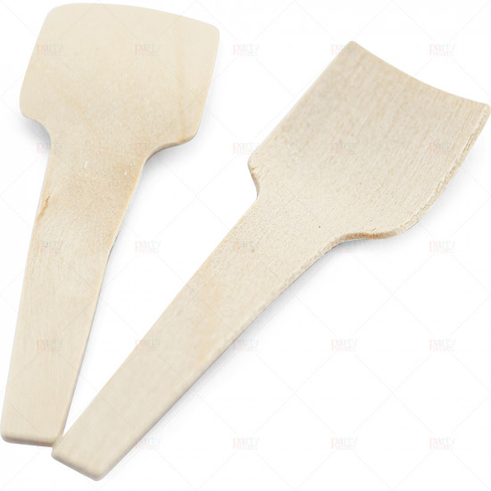 Cutlery Ice Cream Scoop Wooden Bio Degradable 70mm 100pc/10