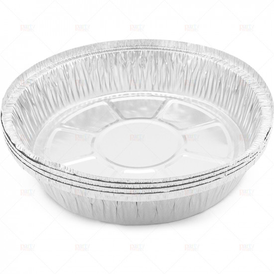 Foil Flan Dishes Large 200 x 22mm 4pc/24