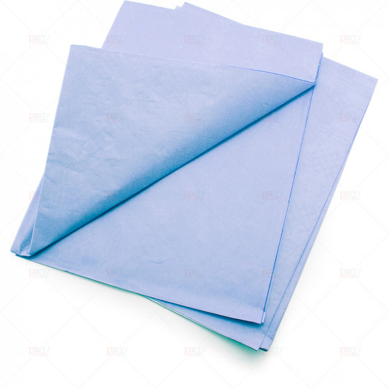 Table covers Paper Light blue 90 X 90cm 2pc/48