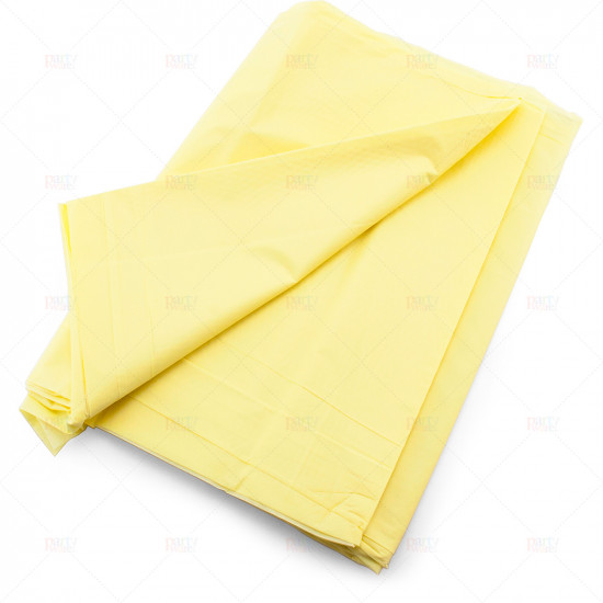 Table Covers Plastic Yellow 54
