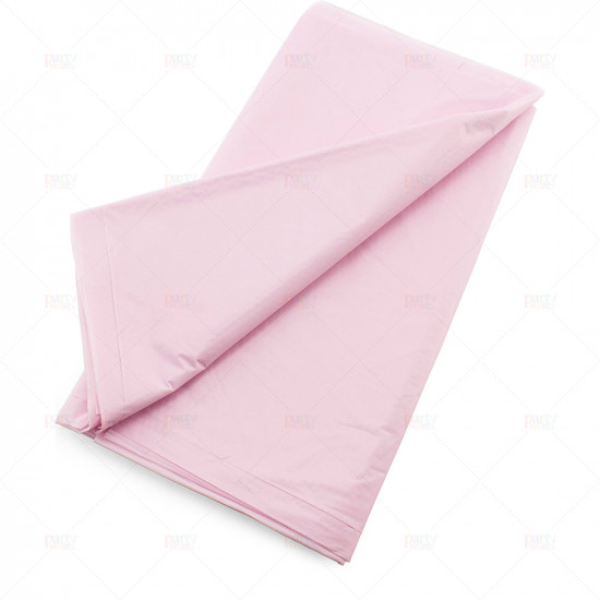 Table Covers Plastic Pink 54