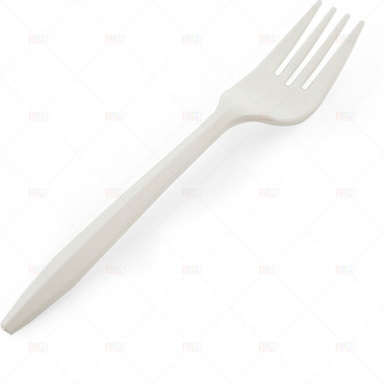 Cutlery Forks Plastic  White 100pcs/20