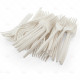 Cutlery Forks Plastic  White 100pcs/20