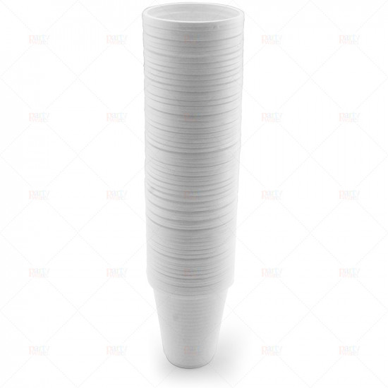 Drink Cups Plastic White 200ml 60pc/30