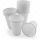Drink Cups Premium White Plastic 200ml 100pc/20
