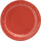 Plates Paper Red 23cm15pc/30