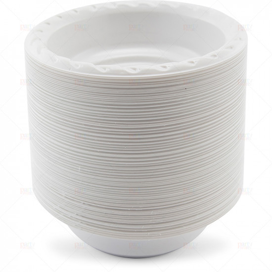 Plates Plastic Bowl White 5oz 100pc/12