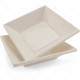 Plates Plastic Bowl  Sqaure White 18cm 12pc/36