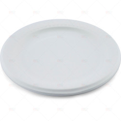Plates Eco PLA White18cm Bio Degradable 20pc/36