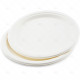 Plates Bagasse White 26cm 6pc/32